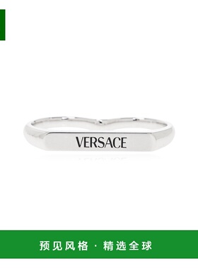香港直邮Versace 双指戒指 10196621A00638范思哲