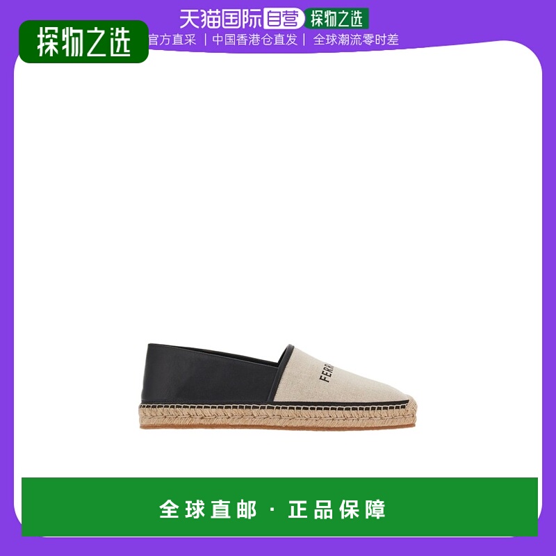香港直邮Salvatore Ferragamo 折叠鞋跟麻底鞋 021742菲拉格慕
