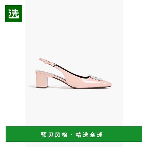 1h可退 香港直邮Tory Burch 托里·伯奇 女士 Georgia 精饰漆皮浅