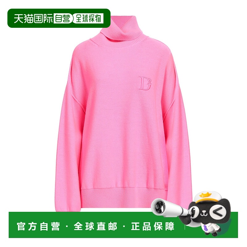 1h可退 香港直邮Dsquared2 二次方 女士 高领上衣 pink粉色 舒适