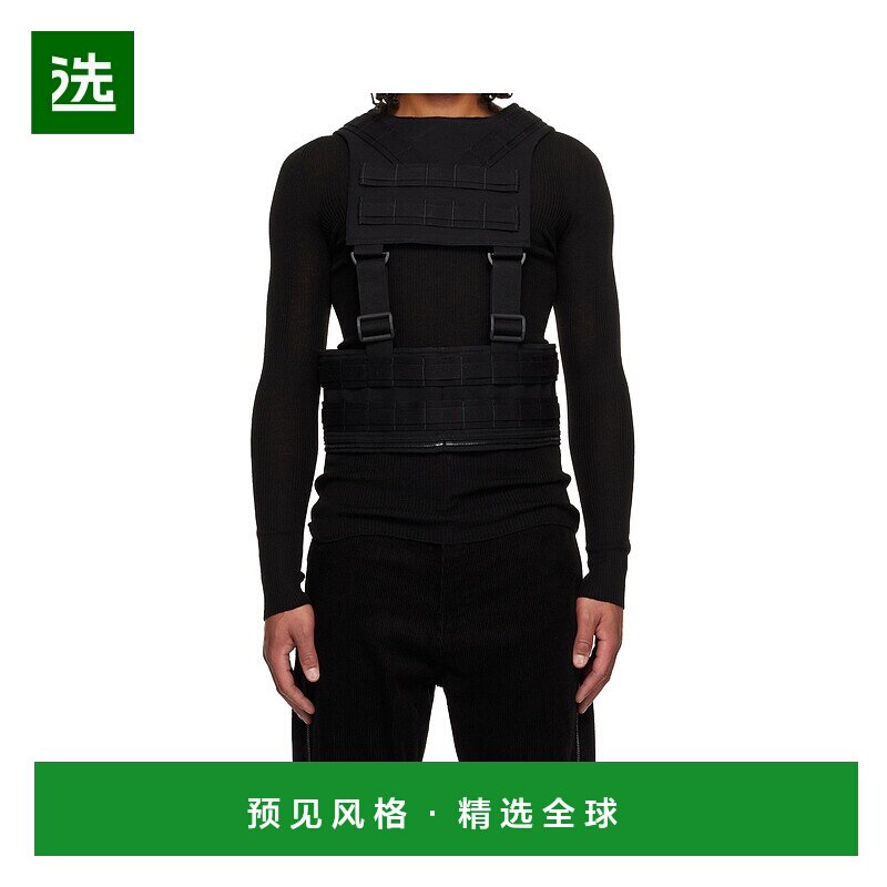1h可退 香港直邮Rick Owens Concordians Harness 马甲 RL02E1474
