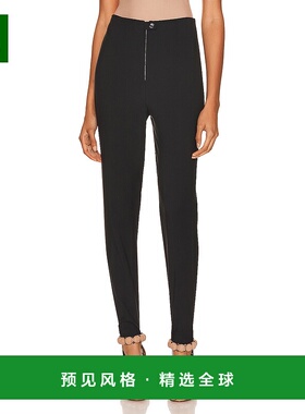1h可退 香港直邮Alaïa 女士 踩脚裤子 AA9P00862T471 black黑色