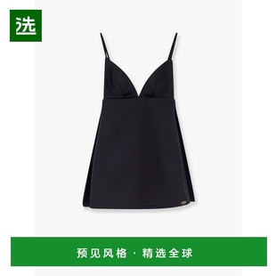 1h可退 香港直邮Elisabetta Franchi 女士 Daily 缎面迷你连衣裙