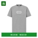 男士 欧洲直邮DIOR 迪奥23新款 灰色有机棉徽标刺绣圆领休闲T恤
