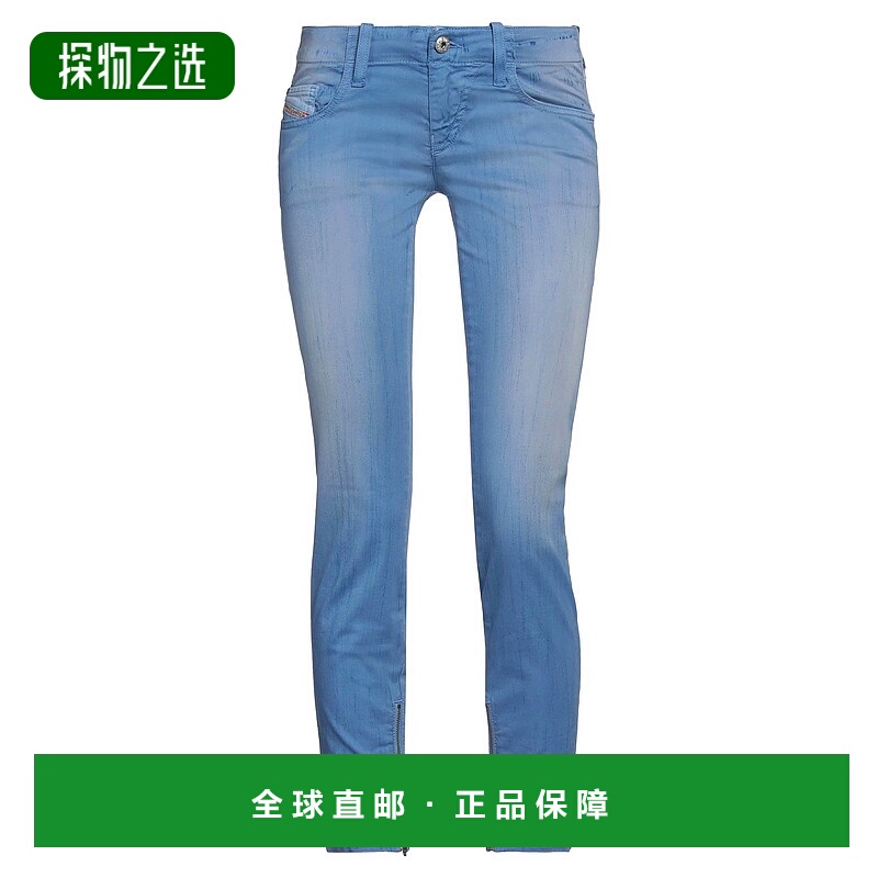 香港直邮Diesel 迪赛 女士 休闲长裤 blue蓝色 舒适时尚