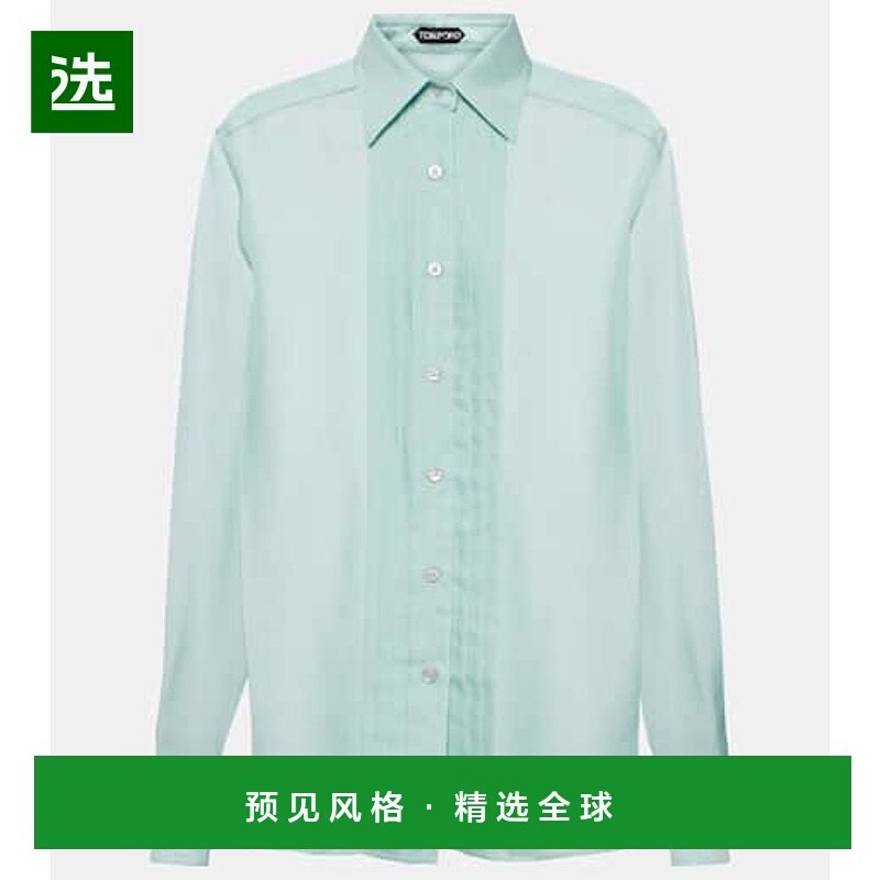 1h可退 香港直邮Tom Ford 汤姆·福特 女士 batiste 真丝衬衫 000