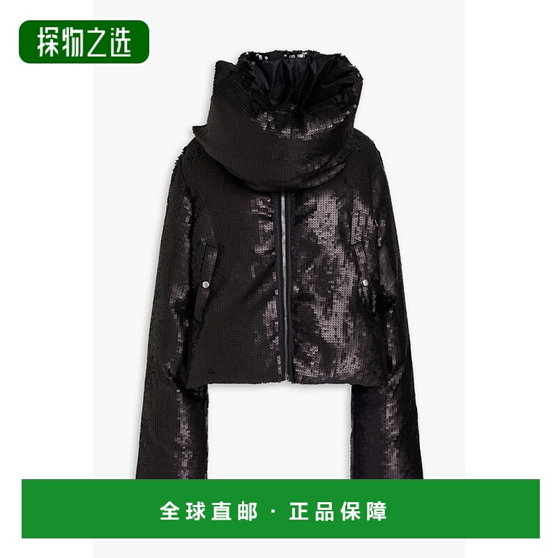 香港直邮Rick Owens Lilies 瑞克·欧文斯 女士 shell 珠片羽绒夹