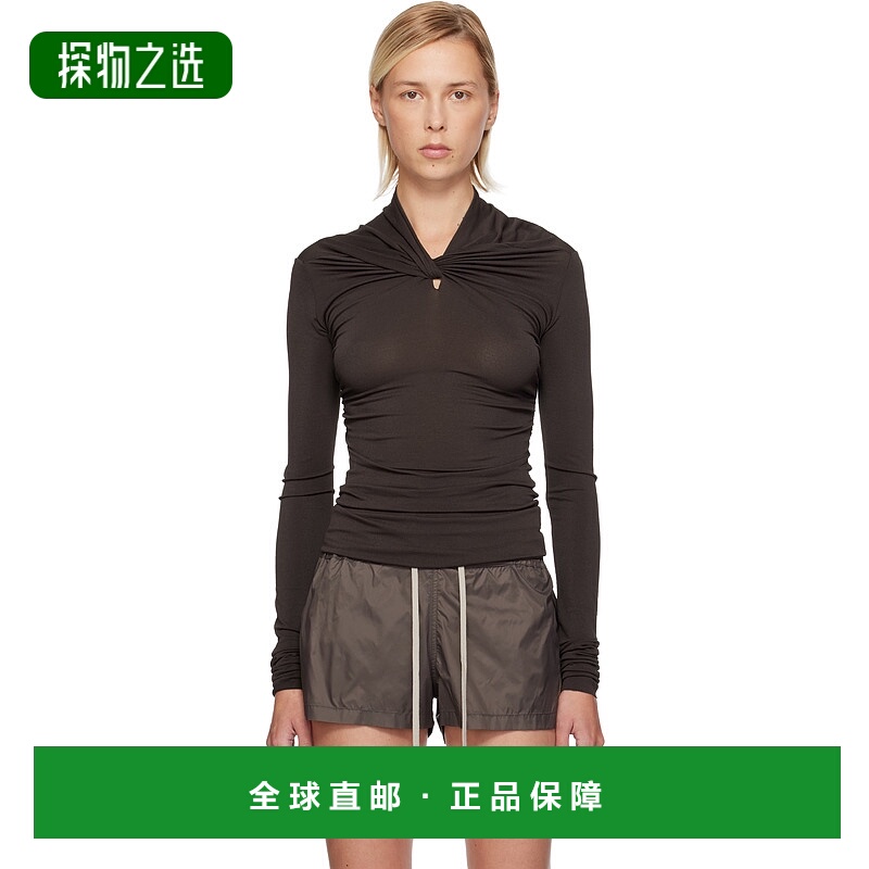 香港直邮rick owens 瑞克·欧文斯 女士 棕色 Concordians Kairo