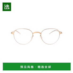 1h可退 香港直邮Mykita 女士 香槟色金色不锈钢眼镜 MEL metal金