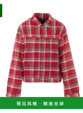 1h可退 香港直邮R13 女士夹克 R13WR548R659B SS2026 红色 长袖格