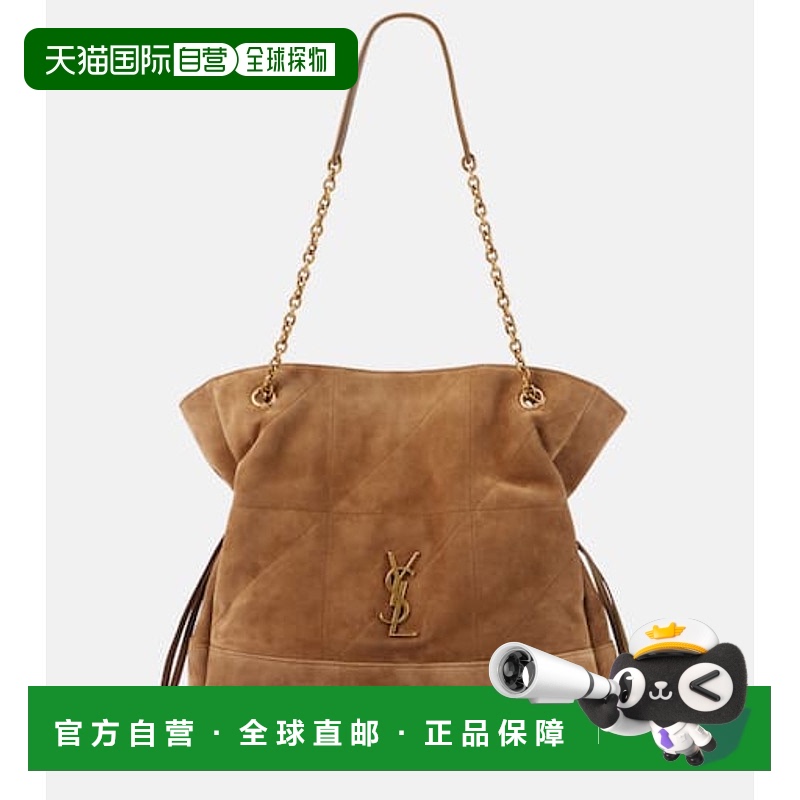 1h可退 香港直邮Saint Laurent 圣罗兰 女士 Jamie 购物中号绒面