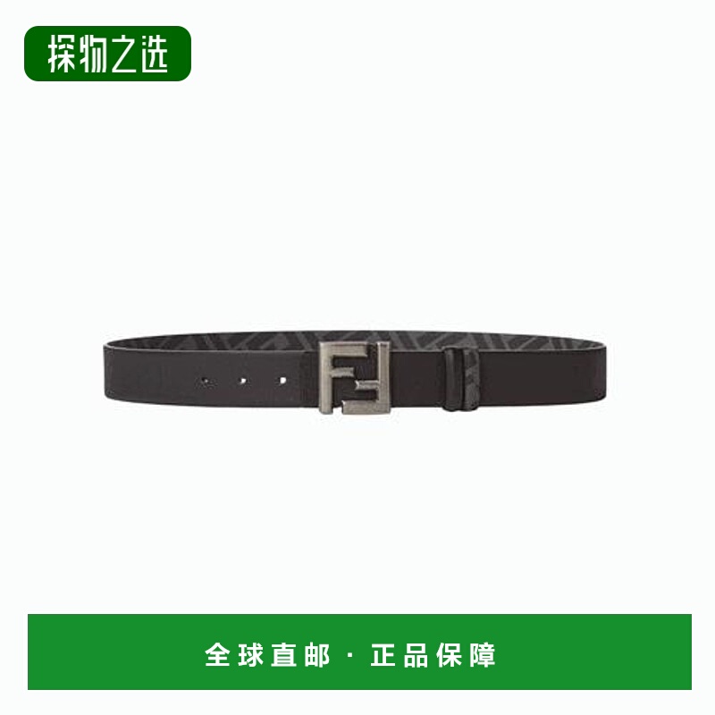 1h可退 香港直邮Fendi 芬迪 男士 FF双面腰带 7C0541ASIW新款皮带