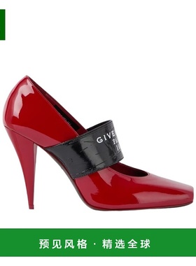 香港直邮Givenchy Sliced Square 胶带高跟鞋 BE404JE2F6