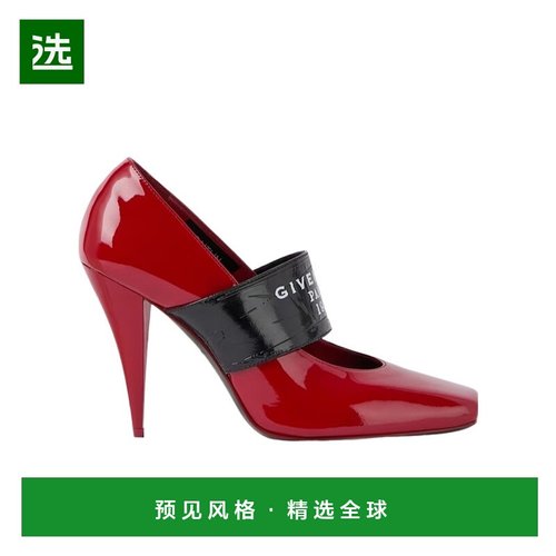 香港直邮Givenchy Sliced Square 胶带高跟鞋 BE404JE2F6