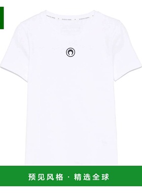 香港直邮MARINE SERRE 女士T恤 WTT012ACJER0008WH10 SS2025