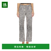 香港直邮Miaou 1050SCBLA 女士 1h可退 印花男友风裤 子 舒适时尚