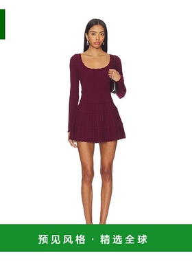 1h可退 香港直邮LOVESHACKFANCY 女士 淡紫色连衣裙 K18002757