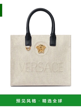 香港直邮Versace 徽标托特包手提包 10058611A03494范思哲单肩包