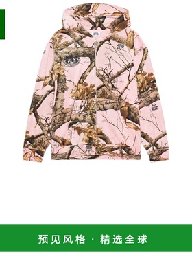 1h可退 香港直邮Pleasures 男士 Realtree 天鹅绒连帽衫 P25JC001