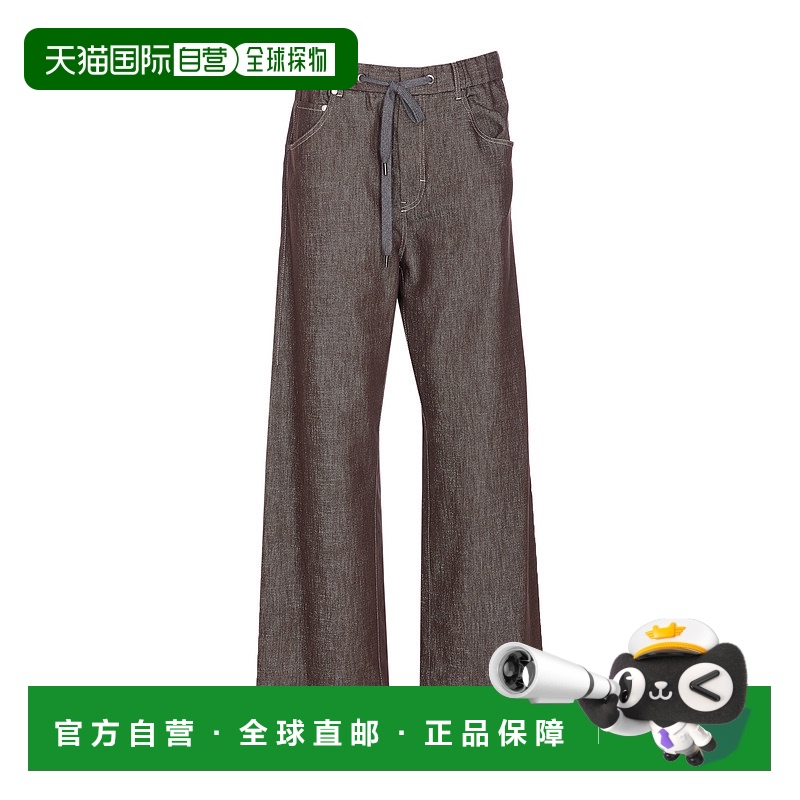 1h可退 欧洲直邮brunello cucinelli 女士 休闲裤牛仔裤直筒裤