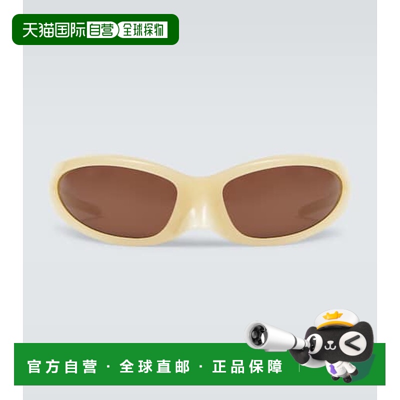 1h可退 香港直邮Balenciaga 巴黎世家 男士 椭圆形太阳眼镜