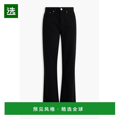 1h可退 香港直邮redone 女士 90s 高腰直筒牛仔裤 15103W90HRLOBL