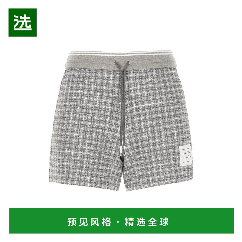 欧洲直邮THOM BROWNE 女士短裤FJQ107AJ0113035松紧抽绳