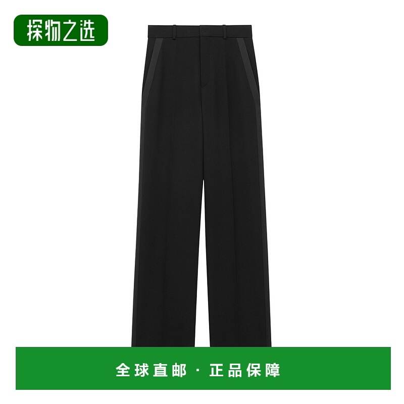 香港直邮Saint Laurent 高腰无尾礼服长裤 844548Y7E63