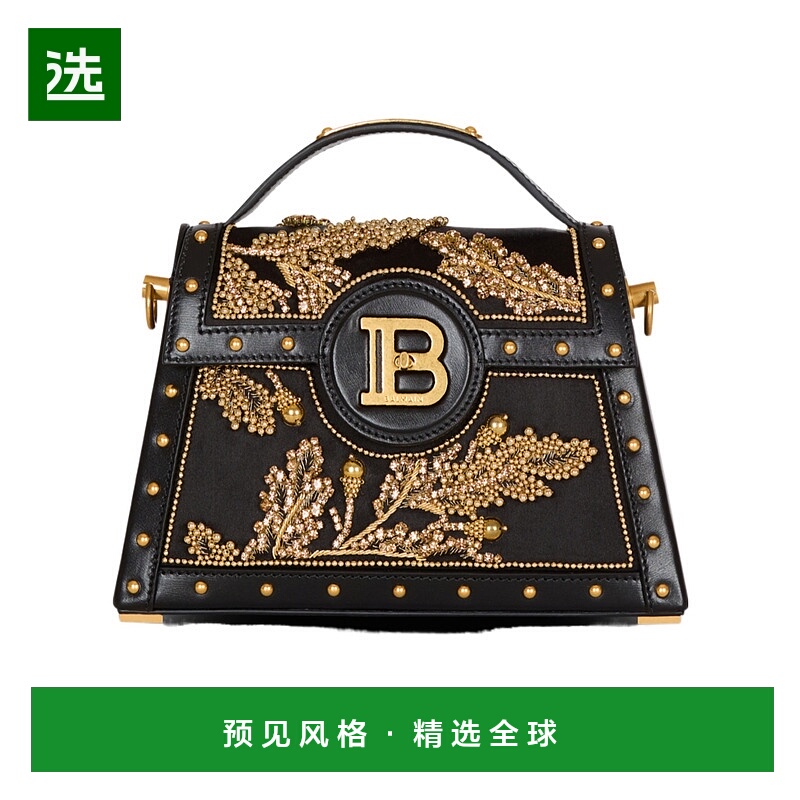 香港直邮Balmain 徽标单肩包 FN1DB910A