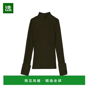 1h可退 【美国直邮】REISS女士毛衣 长袖领针织罗纹套头女装流行