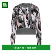 多色图案圆领长袖 1h可退 针 CAVALLI 女士毛衣 美国直邮 JUST