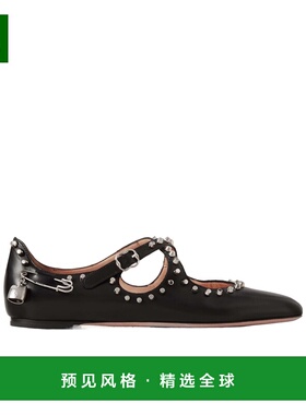 香港直邮BALLY 女士芭蕾乐福鞋 WA051MVT021U901BLACK CO 黑色