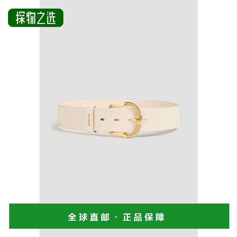 1h可退 香港直邮ZIMMERMANN 女士 皮带腰带 5261R24MACADAMIA牛皮