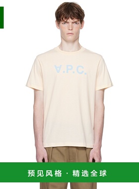 1h可退 香港直邮A.P.C. 男士 黄色 Standard Grand VPC T 恤 COHB