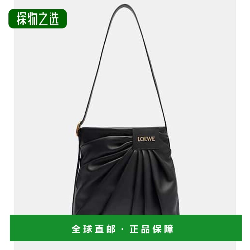 香港直邮LOEWE 罗意威 女士 Draped 中号皮革手提包