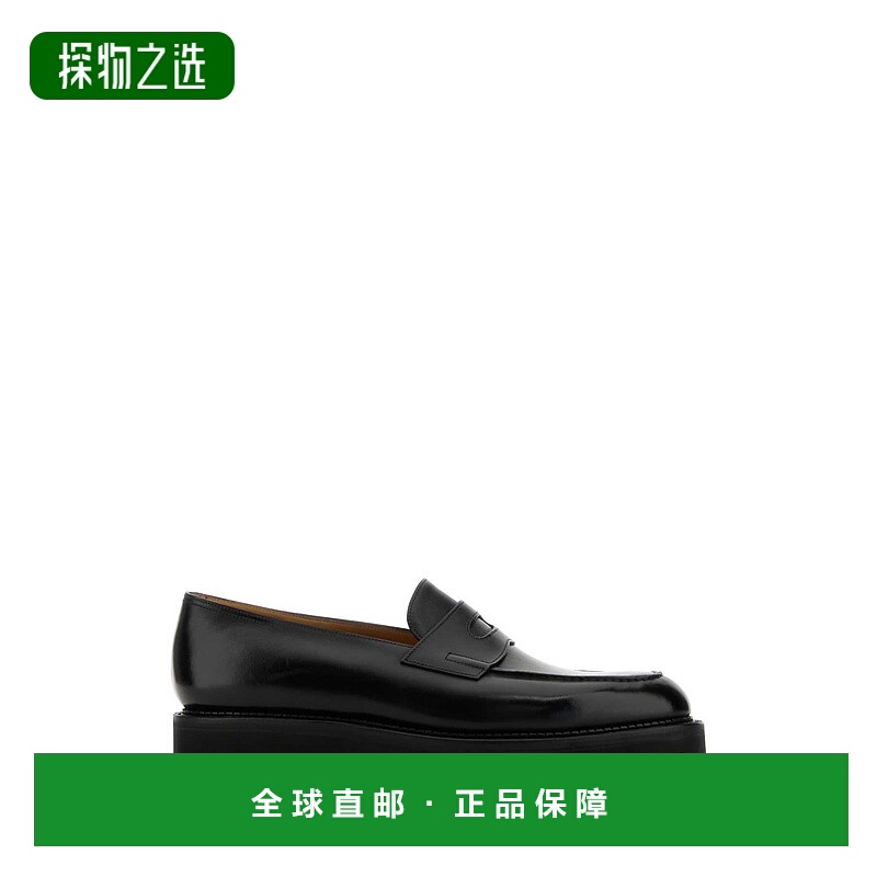 1h可退 香港直邮John Lobb 男士 Lopez 黑色皮质乐福鞋 3AG0新款