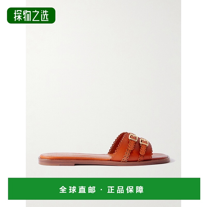 香港直邮ZIMMERMANN 女士 Goldie 搭扣皮质凉拖 6303FC26A2