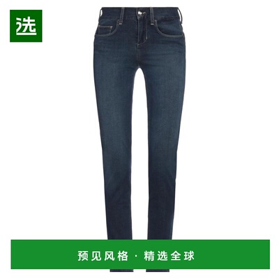 1h可退 【美国直邮】LIU JO 女士休闲裤 紧身牛仔裤 深色水洗 低