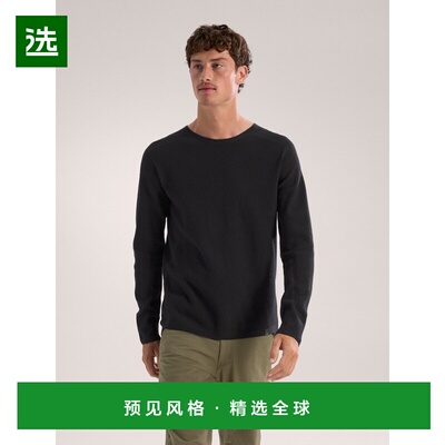 1h可退 欧洲直邮ARCTERYX 男士Hallam美丽诺羊毛圆领上衣