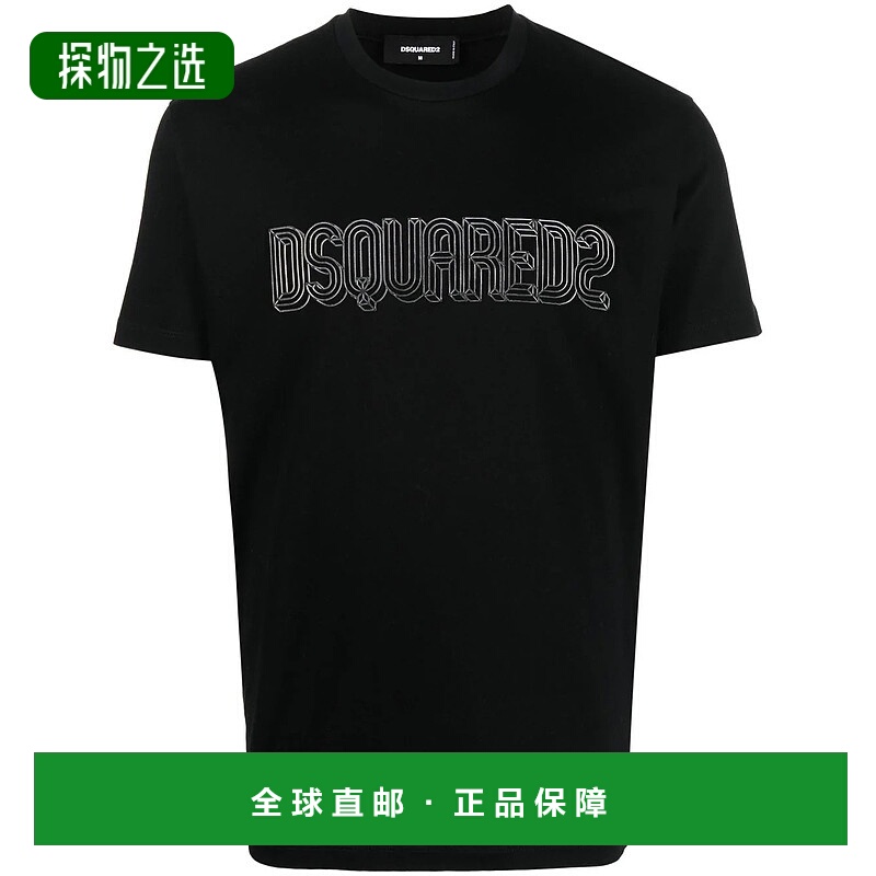 1h可退 欧洲直邮Dsquared男士T恤 舒适透气休闲百搭S74GD1161S230