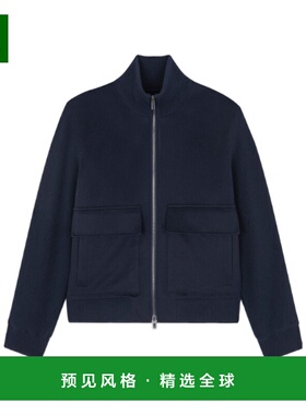 香港直邮PAUL&SHARK 男士夹克 15311293050 AW2025 蓝色 Wool jac