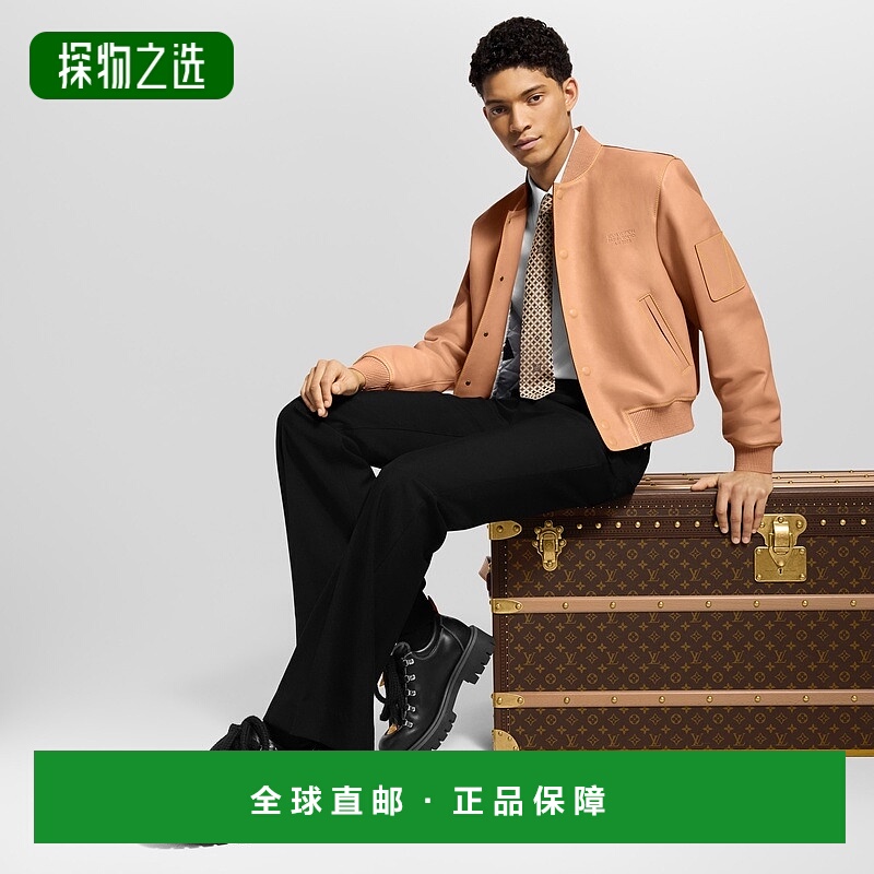 1h可退 欧洲直邮LV路易威登 Remix系列男士黑色小牛皮老花图案德