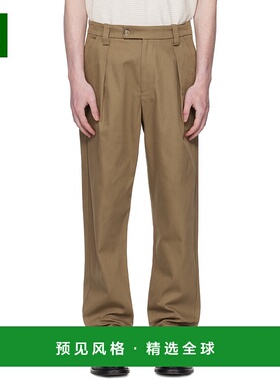 1h可退 香港直邮A.P.C. 男士 驼色 Renato 长裤 COFCOH08428羊毛