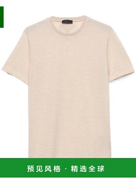 香港直邮Prada 短袖羊绒T恤 UMF019169CSOOO针织普拉达