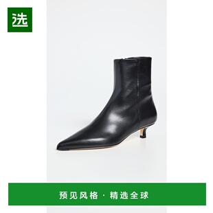 1h可退 香港直邮aeyde 女士 Sofie 纳巴革黑色靴子 black黑色 舒