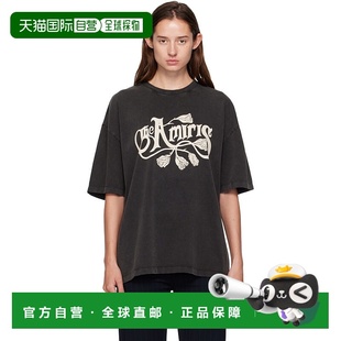 黑色 The 恤 香港直邮AMIRI AMJYTE12 女士 Oversized 1h可退