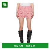 R13WD150D308BCORALSTRETCH 香港直邮R13 女士短裤 SS2025
