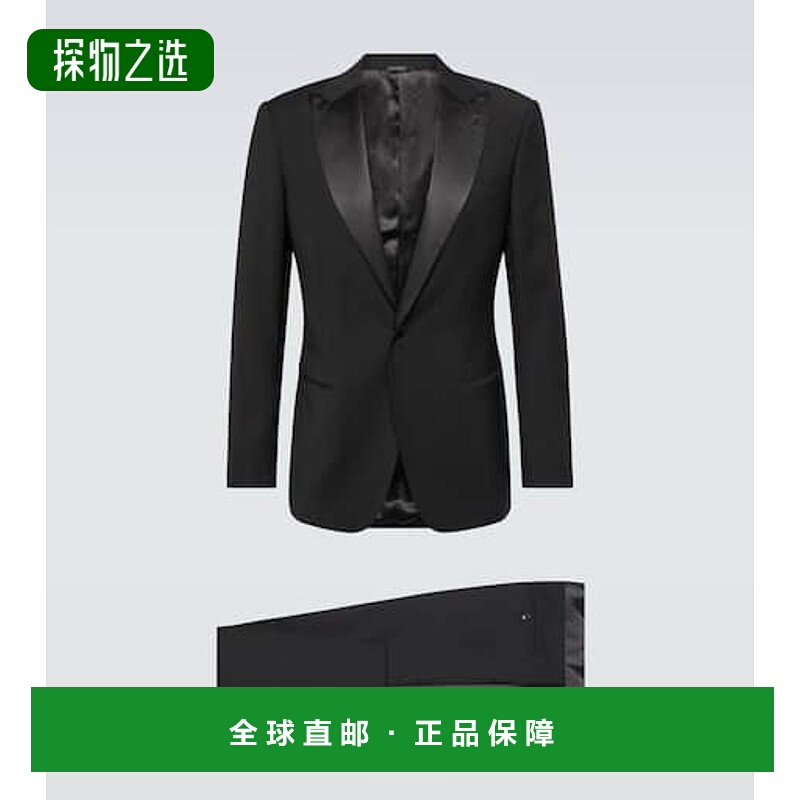 香港直邮Tom Ford 汤姆·福特 男士 单排扣初剪羊毛西装服装