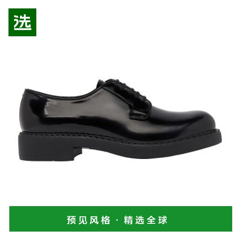 欧洲直邮Prada/普拉达 皮革系带鞋正品品牌男鞋潮流休闲运动舒适