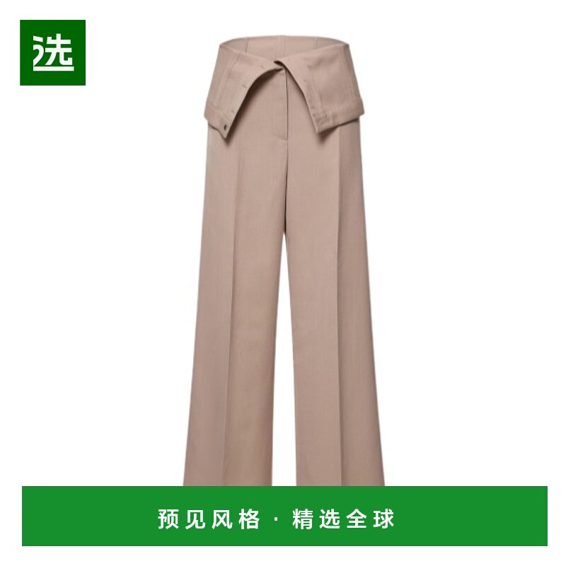香港直邮Acne Studios 绉纱折痕细节休闲裤 79I-TBP008